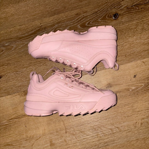 FILA Disruptor II Casual Chunky Platform Women’s Size 7.5 Pink Sneakers 2000s - Picture 2 of 7